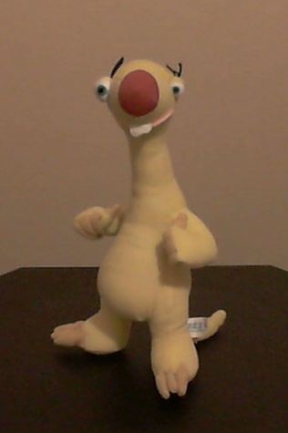 The soft toy used as the scan subject, photographed before scanning.
